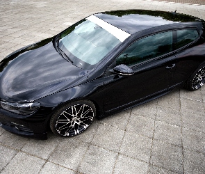 Szyby, Ciemne, Czarny, VW Scirocco