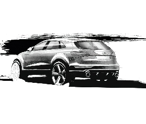 Rysunek, Projekt, Audi Q5