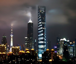 Shanghai, Center, Financial, World, Chiny