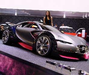 Wystawa, Modelka, Citroen Survolt