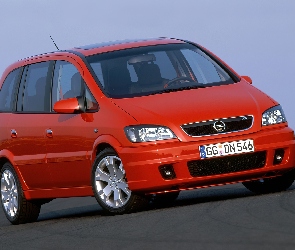 Czerwony, Opel Zafira