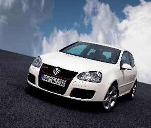 GTI, Biały, Volkswagen Golf 5