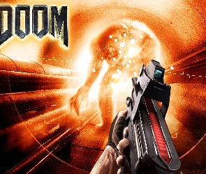 Doom, karabin, potwór