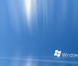 Windows 7, Tło, Świetliste, Niebieskie