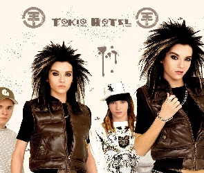 zespół, włosy, Tokio Hotel