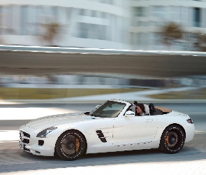 AMG, Kobieta, Mercedes-Benz SLS Roadster