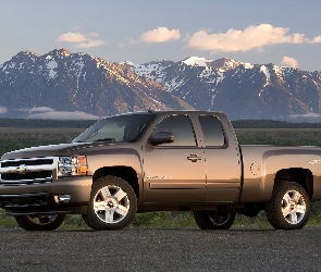 4x4, Góry, Chevrolet Silverado