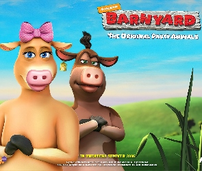 Barnyard, Krowy na wypasie