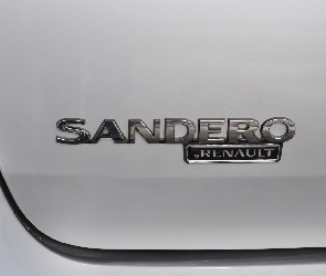 Renault, By, Emblemat, Sandero