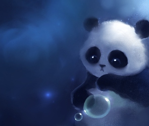 Panda, Grafika 3D, Bańka