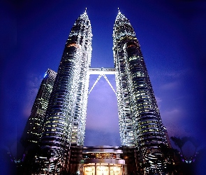 Drapacze chmur, Petronas Towers, Malezja, Kuala Lumpur