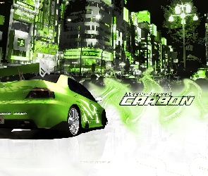 mitsubishi, samochód, Need For Speed Carbon, miasto
