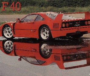 Konstrukcja, Reklama, Ferrari F 40