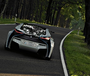 BMW Vision Efficient Dynamics, Tył