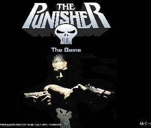 mężczyzna, The Punisher, twarz, broń