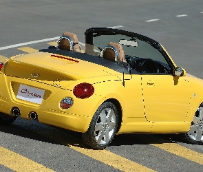 Brązowe, Skóry, Daihatsu Copen