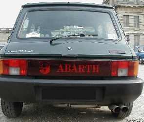 Tył, Tłumik, Zderzak, Autobianchi A112