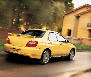 Żółte, Subaru Impreza