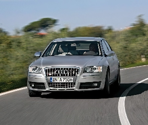 Audi S8, Quatro, Srebrny