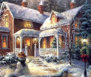 domek, Boże Narodzenie