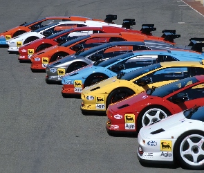 Lamborghini Diablo, Tor, Wyścig