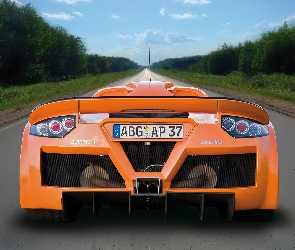 Wydechowy, Układ, Tył, Gumpert Apollo