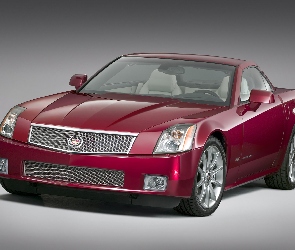 Bordowy, Cabrio, Cadillac XLR