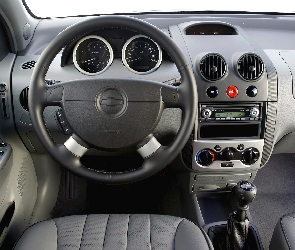 Wnętrze, Nawiew, Chevrolet Kalos