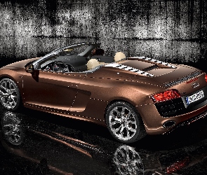 Brązowy, Audi R8 Spyder, Metalik