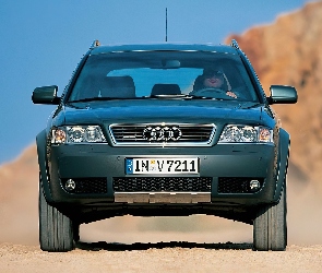 Audi Allroad, Przód, Zielony