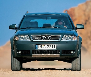 Zielony, Przód, Audi Allroad