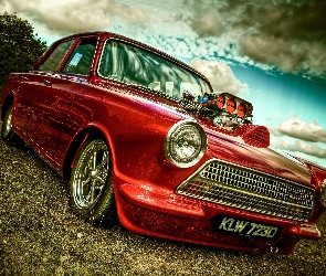 Tuning, Lotus Cortina Mk1, Czerwony