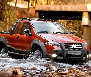 Fiat Strada, Offroad, Przeprawa