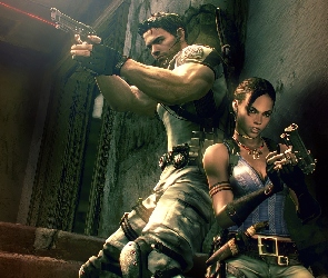 Sheva, Resident Evil 5, Chris