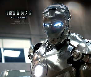 Iron Man, robot, blaszany