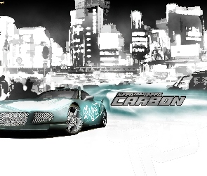 Need For Speed Carbon, miasto, samochód