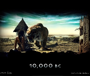 10000 Bc, człowiek, tygrys