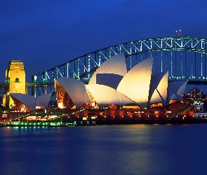 Sydney, Sydney Opera House, Most Sydney Harbour Bridge, Zatoka Port Jackson, Australia