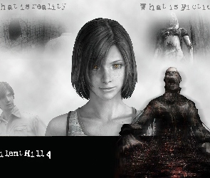 Silent Hill 4, potwór, kobieta, mężczyzna