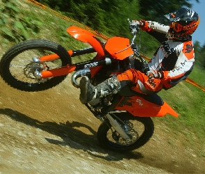 KTM 125 SX, Opony, Wahacz