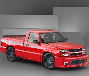 Tuningowy, Pakiet, Czerwony, Chevrolet Silverado