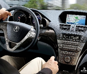 Kierowca, Konsola, Acura MDX, Wnętrze