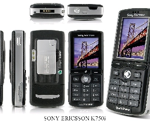 Sony Ericsson K750i, Tył, Przód, Profil