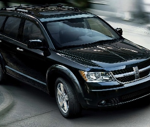 Czarny, Maska, Dodge Journey