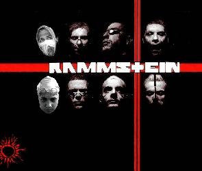 Rammstein, twarze, słoneczko