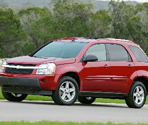 Szyby, Ciemne, Czerwony, Chevrolet Equinox