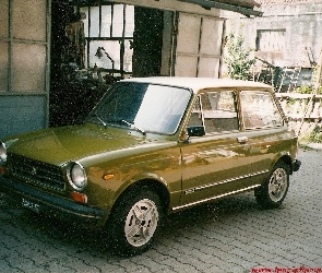 Autobianchi A112, Warsztat, Dach, Biały, Zielony