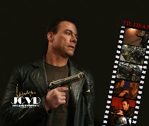 Jean Claude Van Damme, pistolet, klisz