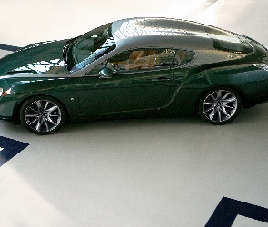 Zielony, Coupe, Bentley GTZ Zagato