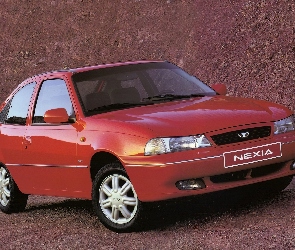 Czerwony, Kołpaki, Daewoo Nexia